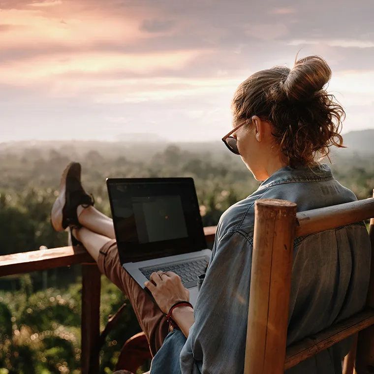 Unwinding at a tranquil retreat